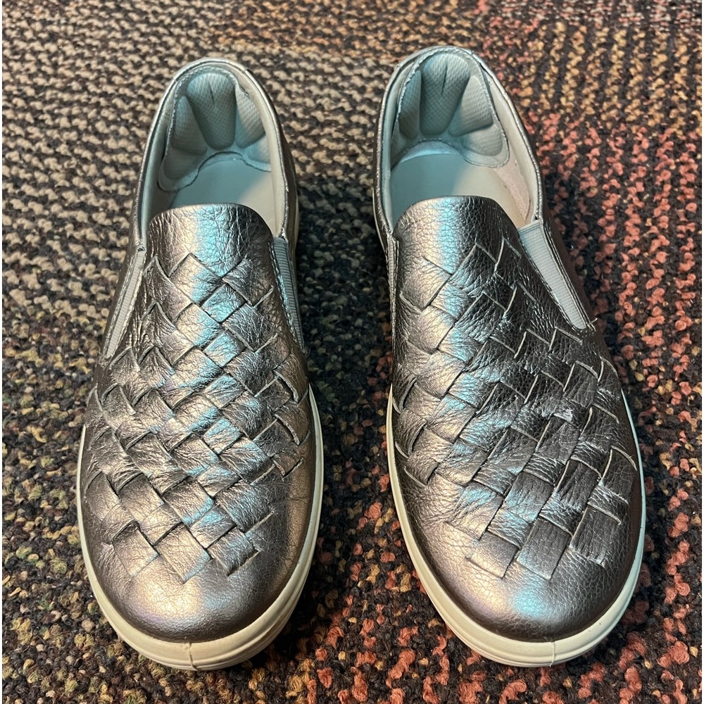 ECCO Women’s Woven Soft Slip-on Sneakers